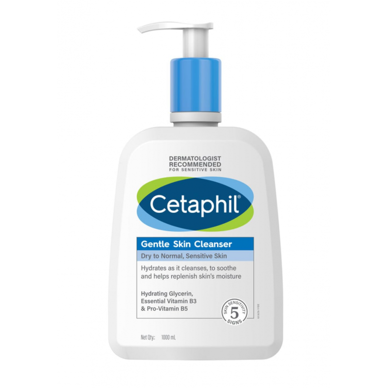 غسول سيتافيل اللطيف للبشرة – 1 لتر Cetaphil Gentle Skin Cleanser – 1L