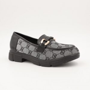 كندرة ستاتية بنعل متوسط لون أسود