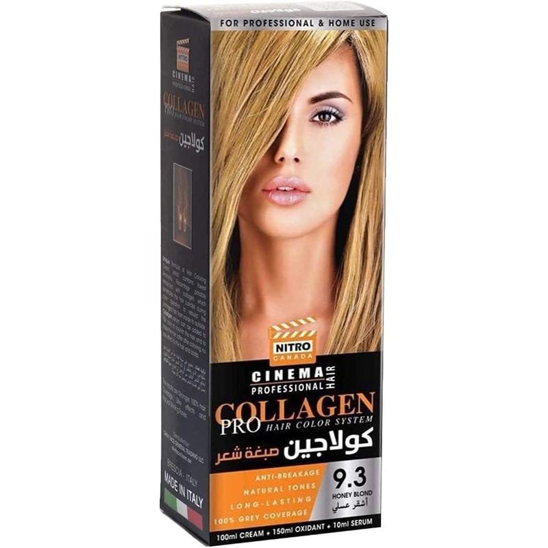 كولاجين صبغة شعر لون أشقر عسلي درجة 9.3 - COLLAGEN PRO HAIR COLOR SYSTEM