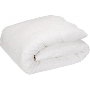 لحاف أوتيلات بتصميم نفخ حجم 160×200سم لون أبيض