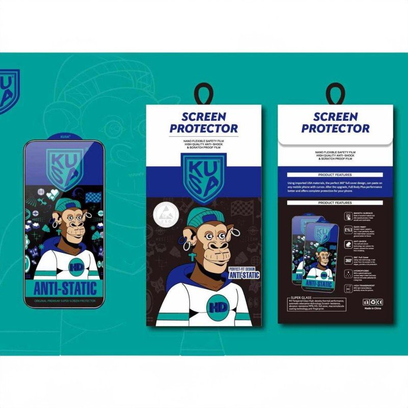 لزقة حماية هاتف iphone 12 Pro Max شفاف فل مع حماية سماعة