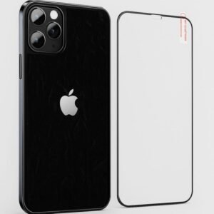 لزقة شاشة مع ظهر لايفون IP 11 Pro Max - لون أسود