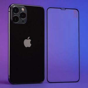 لزقة شاشة مع ظهر لايفون IP 11 Pro بحجم 5.8 بوصة - لون أسود