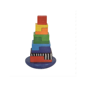 لعبة أحجية خشبية 8لتنشيط العقل - 8 حلقات