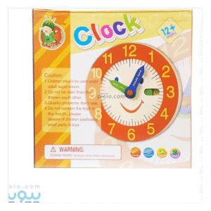 لعبة الساعة الخشبية للأطفال