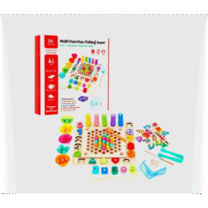 لعبة تعليمية 36 قطعة خشبية