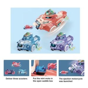 لعبة قارب يضرب دراجات لون أحمر