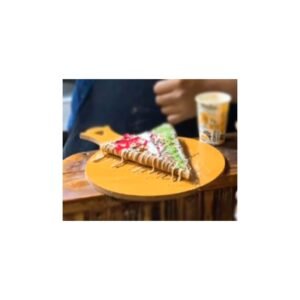 لوح تقديم/فرم مدور مع يد قياس 36.5*23