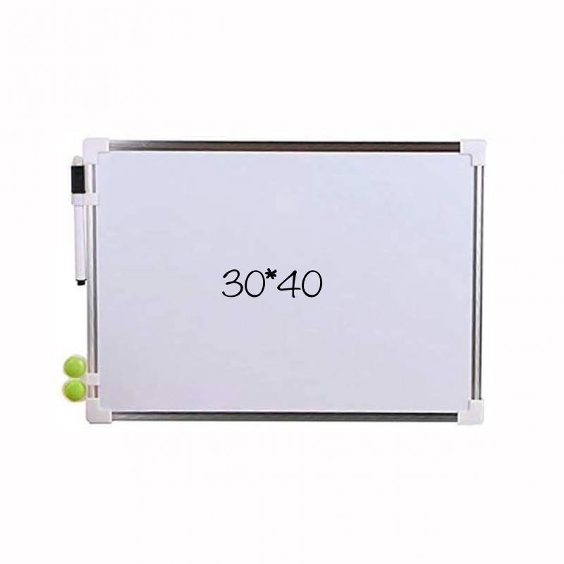 لوح وايت بورد مع قلم 30*40