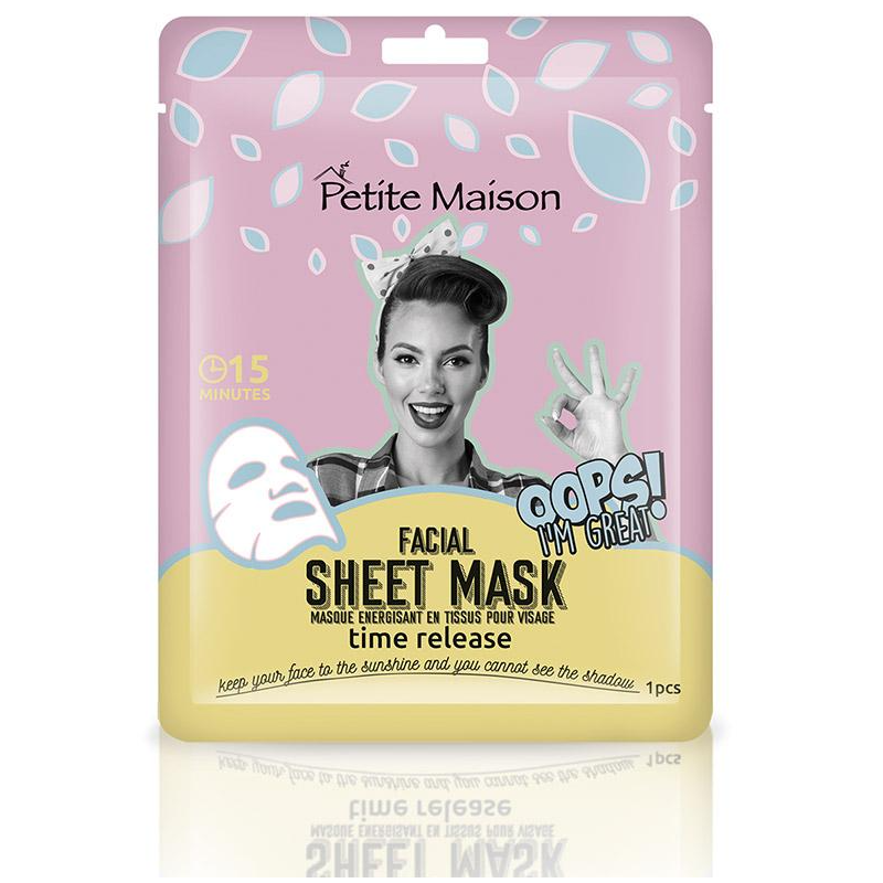 Petite Maison Time Release Facial Sheet Mask 25ML - ماسك ورقي للوجه مجدد للبشرة من بوتيت ميزون