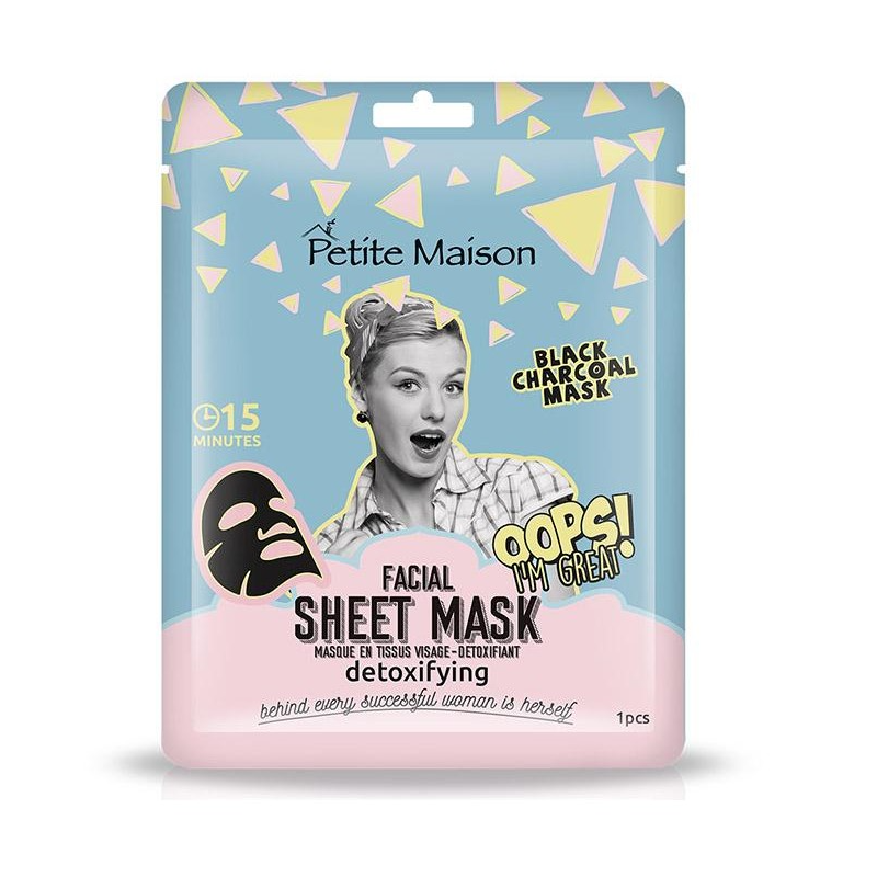 Petite Maison Detoxifying Facial Sheet Mask 25ML - ماسك ورقي للوجه مزيل للسموم من بوتيت ميزون حجم 25 مل