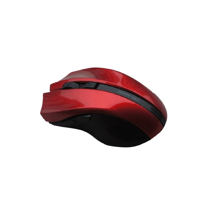 ماوس لاسلكي من سلفر لاين لون أحمر- Silver Line RF-317 Wireless 2.4GHz Optical Mouse