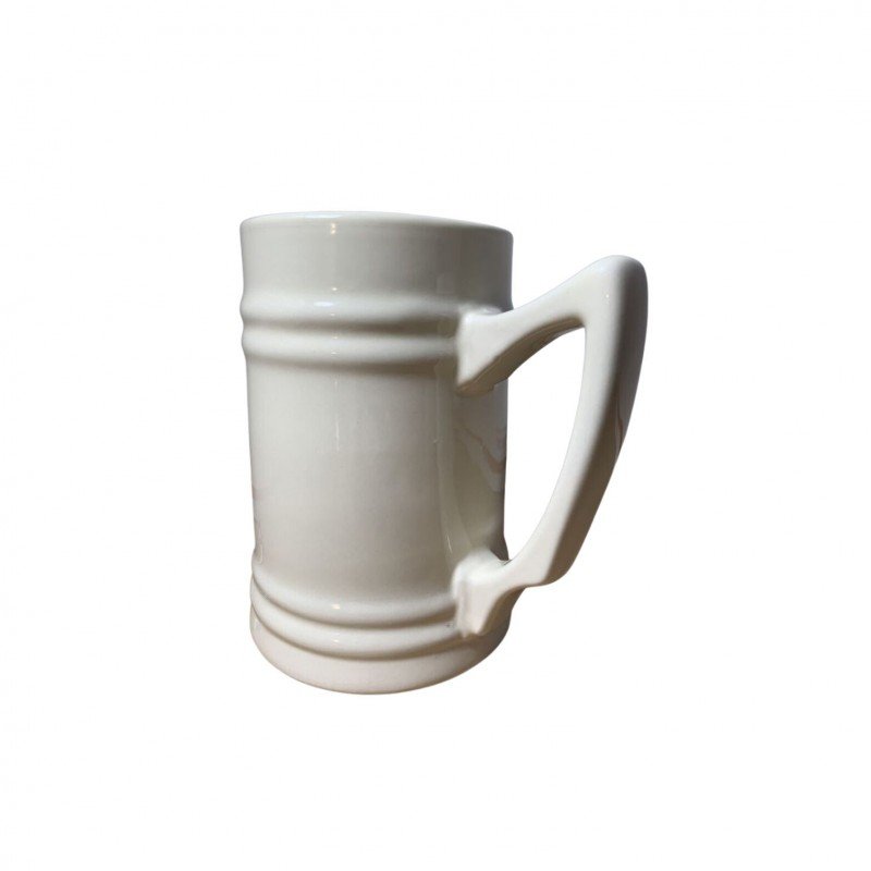 مج بورسلان حجم كبير لون ابيض