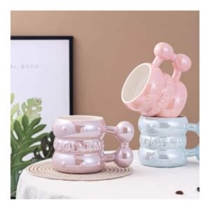 مج (كوب ) مع مقبض لون بنفسجي بتصميم good time