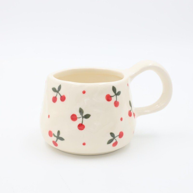 مج هاند ميد حجم كبير مع صحن