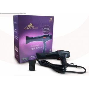 مجفف شعر سشوار قوة 2200 واط لون أسود