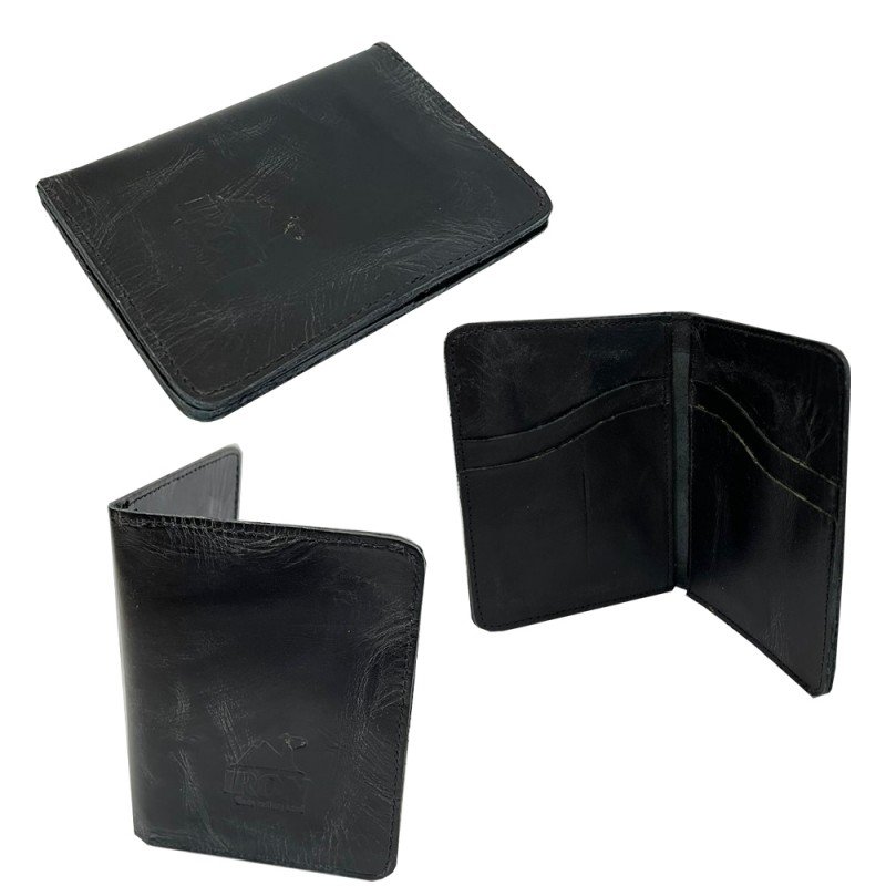 محفظة جيب شبابية جلد طبيعي