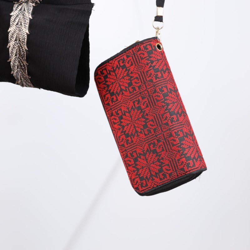 محفظة مطرز ستاتي سحاب - Image 11