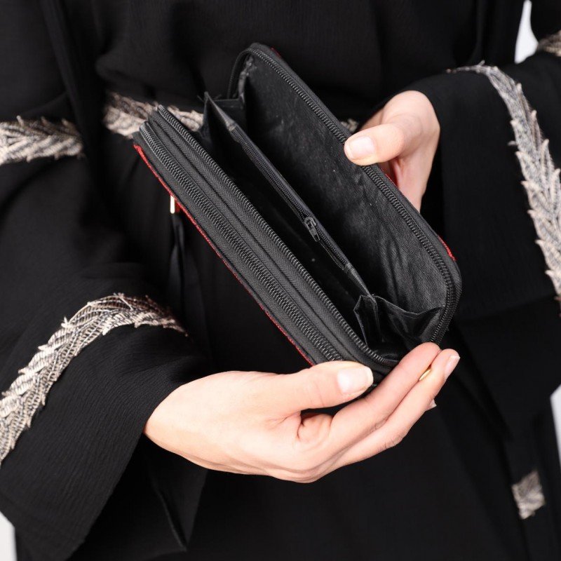 محفظة مطرز ستاتي سحاب - Image 8