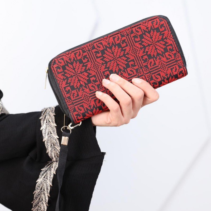 محفظة مطرز ستاتي سحاب - Image 9