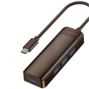 محول مدخل تايب سي إلى 4 مداخل USB 3.0 من ماركة KAKUSIGA