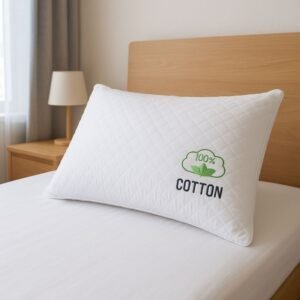 مخدة بديل الريش لون أبيض