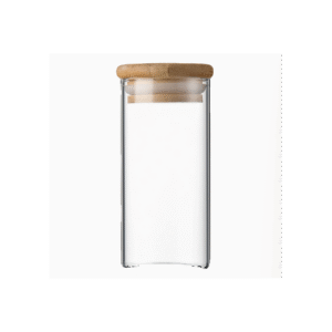 مرتبان زجاج مع غطاء مانع لتسرب الهواء سعة 325 مل