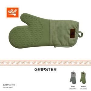 مساكة مطبخ قطن سيلكون لون زيتي