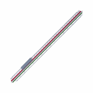 مسطرة ثلاثية الجوانب طول 30 سم