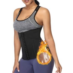 مشد بطن للتنحيف للنساء لون أسود - Corset for Women Slimming