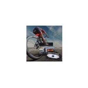 مصباح خلفي لاشارة انعطاف الدراجة - مصباح خلفي للدراجة - قابل لاعادة الشحن بمنفذ USB - وجهاز تحكم عن بعد - باضاءة LED ضد رذاذ الماء