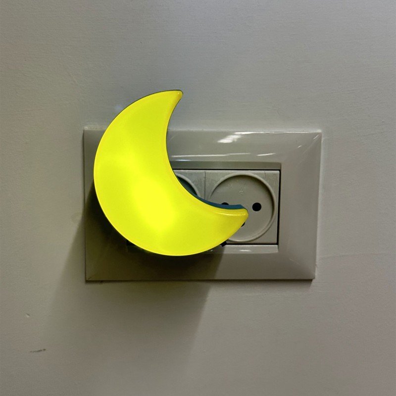 مصباح ليد بتصميم هلال لغرف الأطفال