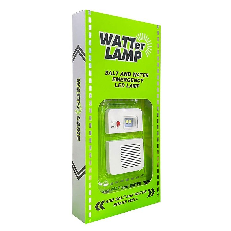 مصباح ليد خارجي مقاوم للماء بدون بطارية ( يعمل ماء + ملح )