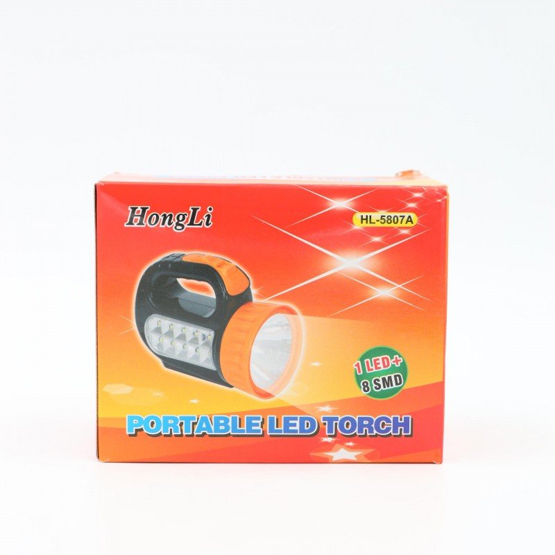 مصباح يدوي ليد يعمل بالبطاريات