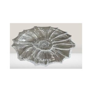 مضيفة زجاج للكعك