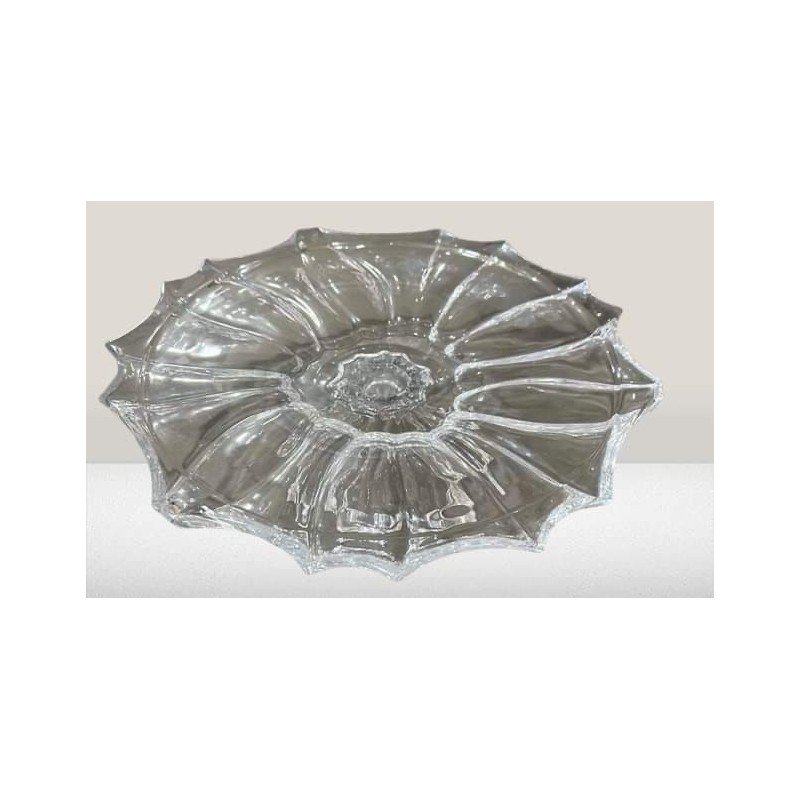 مضيفة زجاج للكعك