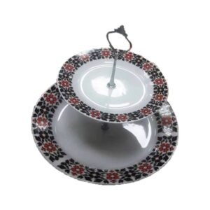 مضيفة طبقتين بنقشة فلسطينية