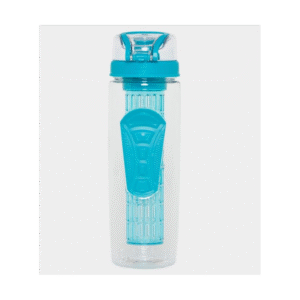 مطرة ديتوكس بلاستيك شفاف لون أزرق تركواز