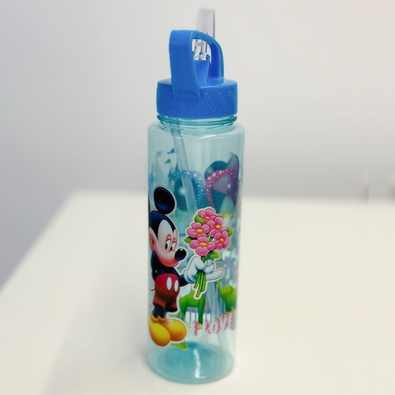 مطرة ماء ديزني مع مصاصة - ميكي ماوس لون أزرق