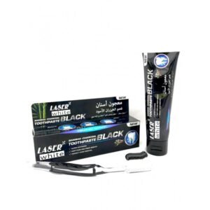 معجون أسنان فحم الخيزران الأسود حجم 100 غم - Bamboo Charcoal Toothpaste Black by Laser White