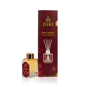معطر جو عيدان برائحة التوابل الحارة من جوري حجم 120 مل – SPRICY NIGHT Reed Diffuser By JORI 120Ml