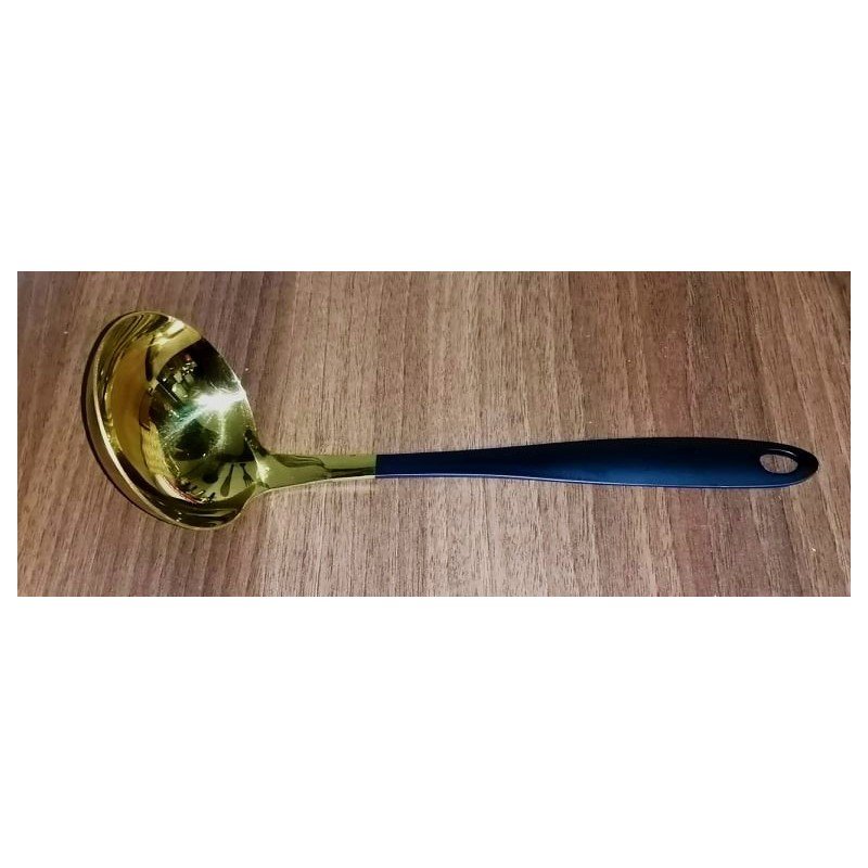 مغرفة شوربة ذهبي حجم صغير