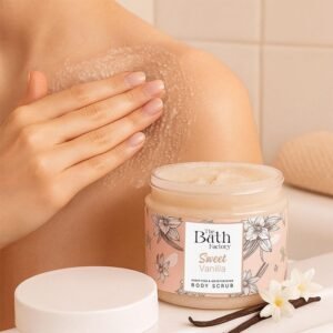 مقشر الجسم من ذا باث فاكتوري بنكهة الفانيليا 300 غرام