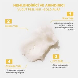 مقشر الجسم من ذا باث فاكتوري هالة الذهب 300 غرام