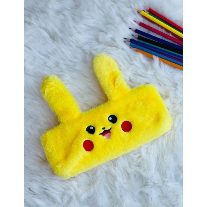 مقلمة اطفال فرو لون اصفر