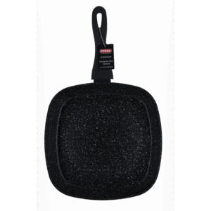 مقلى بايركس Pyrex بتصميم مربع حجم 28×28 سم لون اسود