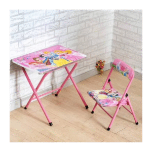 مكتب اطفال معدن حجم وسط لون زهري