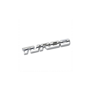 ملصق سيارات سبورت TURBO لون فضي