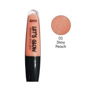 ملمع شفاه من كويز درجة لون 01 حجم 7 مل - QUIZ Let’s Glow Lip Gloss (01 Shiny Peach) 7ml