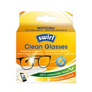 مناديل تنظيف النظارات 30 قطعة من سويرل